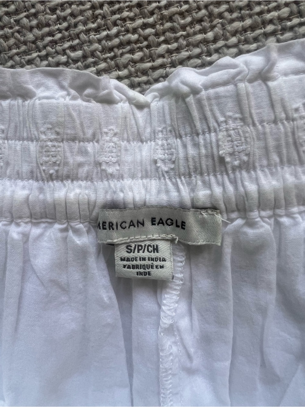 American Eagle Outfitters White Tiered Lace Skater Skirt (small) - Picture 6 of 9